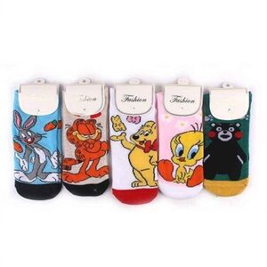 Cartoon Character Ankle Socks Set
